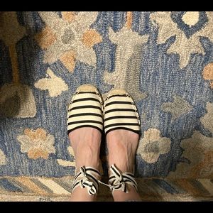 Soludos Stripe Tie Espadrille Size 11 (but can fit anywhere from a 9)